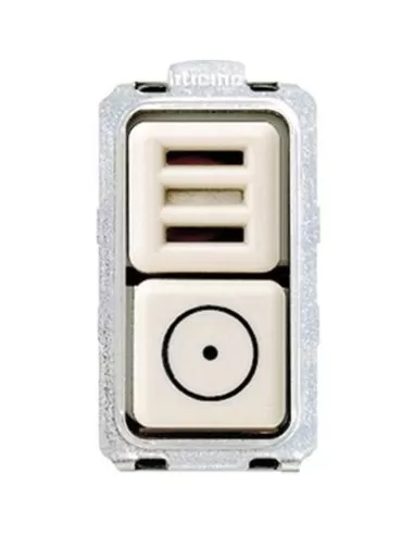 Bticino magic 5058 pulsador zumbador 12vac